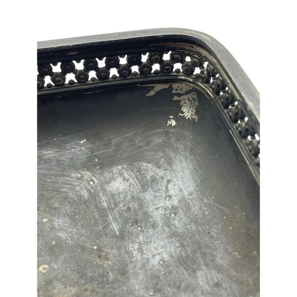 Antique Meriden B Company Quadruple Plated Silver Tone Bowl Candy Trinket Dish - Picture 10 of 16